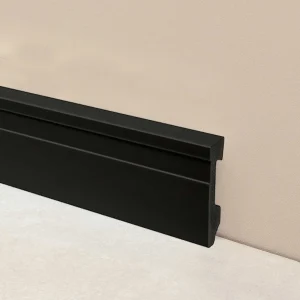 Epsilon Zócalo Line 70mm X 15mm X 2,44m Negro Mate