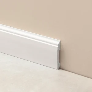 Epsilon Zócalo Curves 80mm X 15mm X 2,44m Blanco